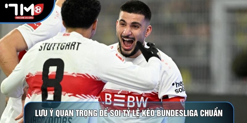 Lưu ý quan trọng để soi tỷ lệ kèo Bundesliga chuẩn