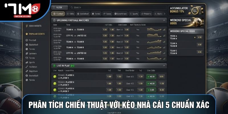 Phân tích chiến thuật với kèo nhà cái 5 chuẩn xác