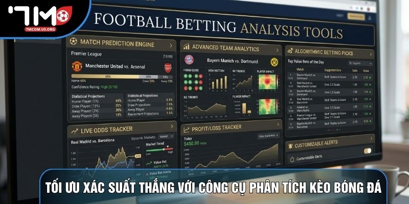 Tối ưu xác suất thắng với công cụ phân tích kèo bóng đá